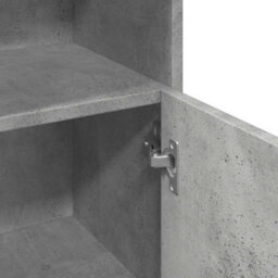 Berkfield Bathroom Cabinet Concrete Grey 30X30X95 Cm Engineered Wood - thumbnail 9