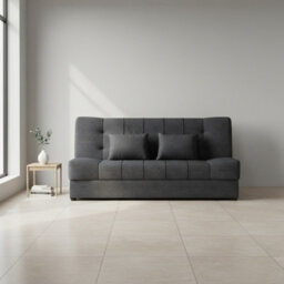 Sonia Sofa Bed With Storage Springs And Foam Stylish Living Room Or Guest Room Sofa With Cushions Graphite - thumbnail 1
