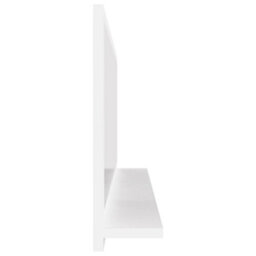 Berkfield Durable Bathroom Mirror White 90X10.5X37 Cm Engineered Wood - thumbnail 5