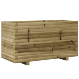 Berkfield Rustic Garden Planter 90X40X49.5 Cm Impregnated Wood Pine