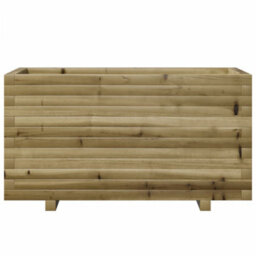 Berkfield Rustic Garden Planter 90X40X49.5 Cm Impregnated Wood Pine - thumbnail 5