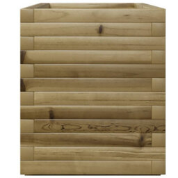Berkfield Rustic Garden Planter 90X40X49.5 Cm Impregnated Wood Pine - thumbnail 6