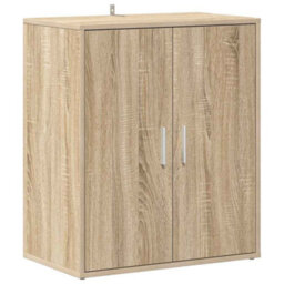Berkfield Durable Shoe Cabinet Sonoma Oak 60X35X70 Cm Engineered Wood - thumbnail 1