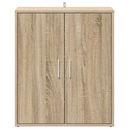 Berkfield Durable Shoe Cabinet Sonoma Oak 60X35X70 Cm Engineered Wood - thumbnail 5