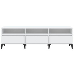 Berkfield Tv Cabinet White 150X30X44.5 Cm Engineered Wood - thumbnail 6