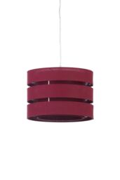 Trio Crimson Red Pendant Cylinder Light Shade (D)28Cm - thumbnail 2