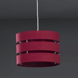 Trio Crimson Red Pendant Cylinder Light Shade (D)28Cm - thumbnail 5