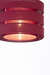 Trio Crimson Red Pendant Cylinder Light Shade (D)28Cm - thumbnail 4