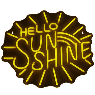 Lights Collection Lighting Collection Philipsburg Yellow Hello Sunshine Neon - image 1