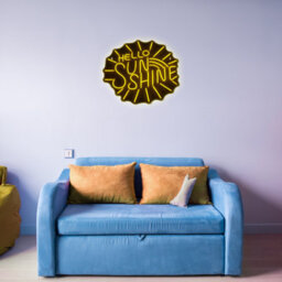 Lights Collection Lighting Collection Philipsburg Yellow Hello Sunshine Neon - thumbnail 4