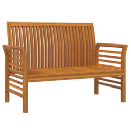 Berkfield 2 Piece Garden Lounge Set With Cream White Cushions Solid Wood - thumbnail 5