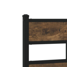 Berkfield Bed Frame Without Mattress With Headboard Sonoma Oak 140X200 Cm - thumbnail 8