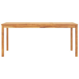 Berkfield 5 Piece Garden Dining Set Solid Wood Teak - thumbnail 9