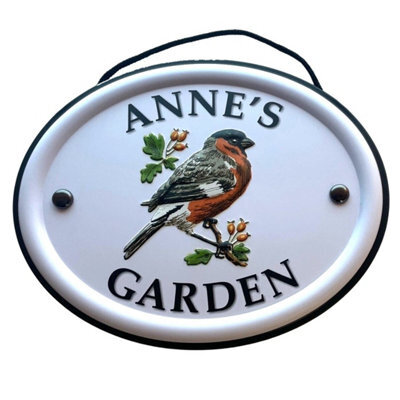 Mulberry Studios Decorative Bird Garden Sign - Anne's Garden