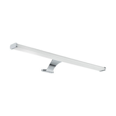 Wall/mirror Light Colour Chrome Shade White Plastic Bulb Led 10W Included - image 1