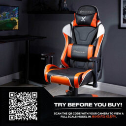 X Rocker Agility Esport Ergonomic Gaming Chair - Black / Orange - thumbnail 7