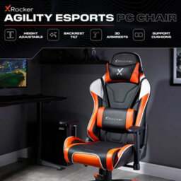X Rocker Agility Esport Ergonomic Gaming Chair - Black / Orange - thumbnail 2