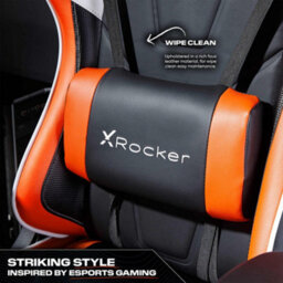 X Rocker Agility Esport Ergonomic Gaming Chair - Black / Orange - thumbnail 4