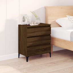 Berkfield Stylish Sideboard Brown Oak 60X35X70 Cm Engineered Wood - thumbnail 2