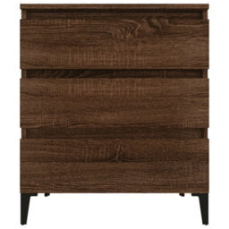 Berkfield Stylish Sideboard Brown Oak 60X35X70 Cm Engineered Wood - thumbnail 5