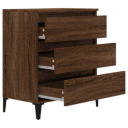 Berkfield Stylish Sideboard Brown Oak 60X35X70 Cm Engineered Wood - thumbnail 7