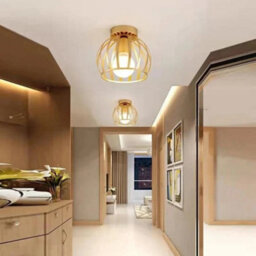 Modern Led Ceiling Light E27 Crystal Chandeliers Iron Pendant Lamp Bedroom Gold - thumbnail 4