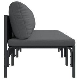 Walplus Outdoor Furniture With Cushion With Pillow Anthracite Steel - thumbnail 6