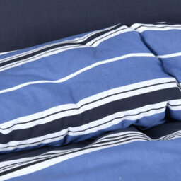Smart Living Printed Reversible Polycotton Banded Stripe Duvet Cover And Pillowcase - thumbnail 5