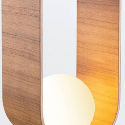 Luminosa Lighting Elstead Sfera Globe Table Lamp Teak - thumbnail 6