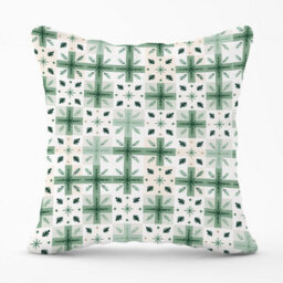 Warren Reed Designer Christmas Quilting Squares Outdoor Cushion 45Cm X 45Cm - thumbnail 1