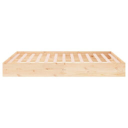 Berkfield Bed Frame Solid Wood 200X200 Cm - thumbnail 6