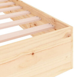 Berkfield Bed Frame Solid Wood 200X200 Cm - thumbnail 7