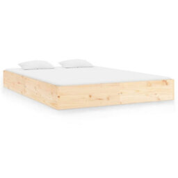 Berkfield Bed Frame Solid Wood 200X200 Cm - thumbnail 2
