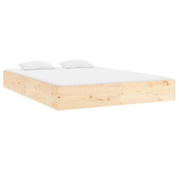 Berkfield Bed Frame Solid Wood 200X200 Cm - thumbnail 3
