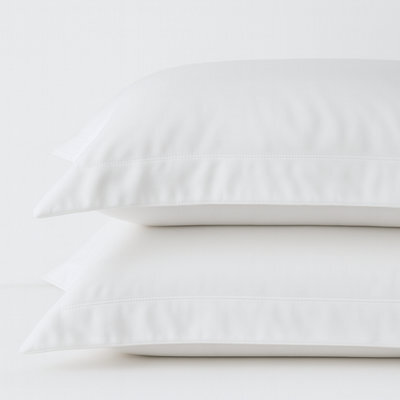 Cool & Comfy Silk Oxford Pillowcase Pair (Eucalyptus) - image 1