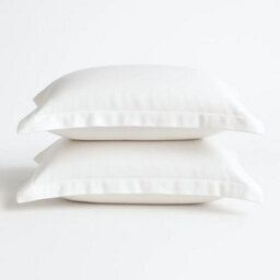 Cool & Comfy Silk Oxford Pillowcase Pair (Eucalyptus) - thumbnail 2