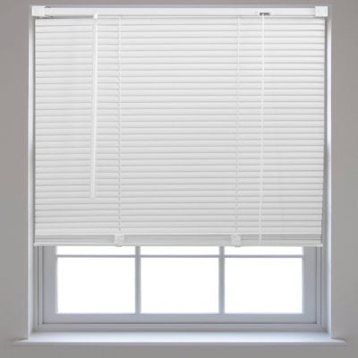 Furnished Pvc Venetian Blinds - White 25mm Slats Trimmable Blinds For Windows And Doors  (W)80Cm (L)210Cm - image 1