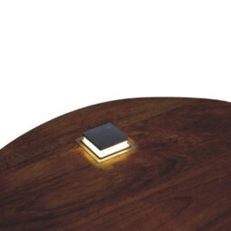 Wyld Haus Bonnieux Chestnut Mango Wood Round Bedside Table With Drawer - thumbnail 6