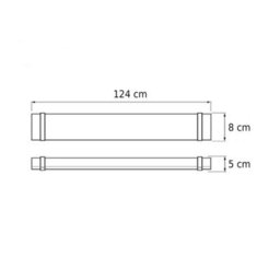 CGC Lighting Omnia - Cgc White Slim Led Ip65 4000K Waterproof Strip Light - thumbnail 3