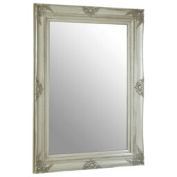 Orsina Baroque Rectangular Wall Mirror,silver Finish Wooden Mirror With Motifs,antique Wall Mirror,statement Mirror - thumbnail 2