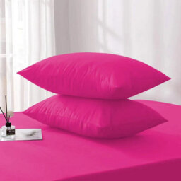 Ameha Pillowcase Pair Pink Microfiber Pillowcase-Soft Envelope Closure Pillowcase, Machine Washable Bedding Pillow Cover 50X75Cm - thumbnail 7