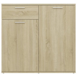 Berkfield Sideboard Sonoma Oak 80X36X75 Cm Engineered Wood - thumbnail 6