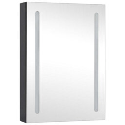 Berkfield Led Bathroom Mirror Cabinet 50X13X70 Cm - thumbnail 3
