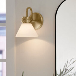 Luminosa Lighting Elstead Kichler Farum Bathroom Wall Lamp Classic Champagne Bronze 3000K Ip44 1X G9 - thumbnail 4