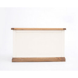 Cabinet Bits Tropea Off White Blanket Box Ottoman - thumbnail 1