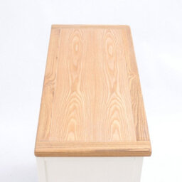 Cabinet Bits Tropea Off White Blanket Box Ottoman - thumbnail 5