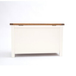 Cabinet Bits Tropea Off White Blanket Box Ottoman - thumbnail 7