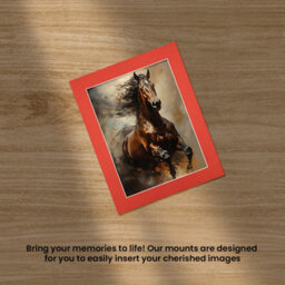 Ak Frames 20X16 Poppy Red Picture Mounts To Fit 16X12 Aperture Size - Mount Board Only (No Frame Included) - thumbnail 5