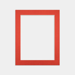 Ak Frames 20X16 Poppy Red Picture Mounts To Fit 16X12 Aperture Size - Mount Board Only (No Frame Included) - thumbnail 1