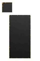 Mirroroutlet The Tabula Gold Metal Framed Window Wall Or Leaner Mirror 160Cm X 80Cm - thumbnail 7